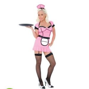 NWT Playboy Classic Waitress Halloween Costume